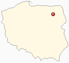 Mapa Polski - Biała Piska