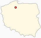 Mapa Polski - Czersk