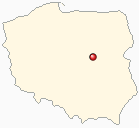 Mapa Polski - Warszawa