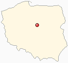 Mapa Polski - Płock