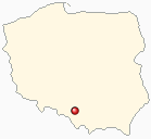 Mapa Polski - Imielin