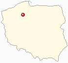 Mapa Polski - Kamień Krajeński