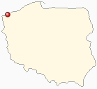 Mapa Polski - Kamień Pomorski