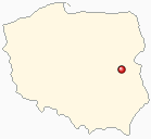 Mapa Polski - Łuków