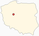 Mapa Polski - Gniezno