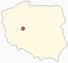 Mapa Polski - Miłosław