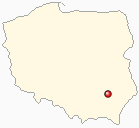 Mapa Polski - Nisko