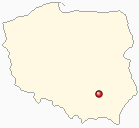 Mapa Polski - Osiek