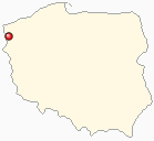 Mapa Polski - Szczecin