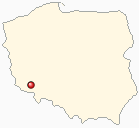 Mapa Polski - Strzegom