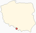 Mapa Polski - Ustroń