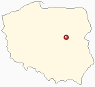Mapa Polski - Wołomin