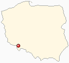 Mapa Polski - Ząbkowice Śląskie