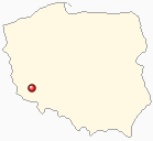 Mapa Polski - Legnica