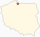Mapa Polski - Gdańsk