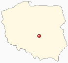 Mapa Polski - Tomaszów Mazowiecki