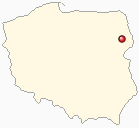 Mapa Polski - Białystok