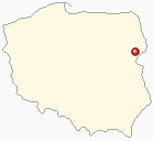 Mapa Polski - Bielsk Podlaski