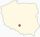 Mapa Polski - Częstochowa