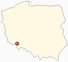 Mapa Polski - Dzierżoniów