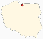 Mapa Polski - Elbląg