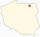 Mapa Polski - Giżycko