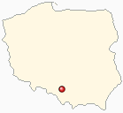 Mapa Polski - Jaworzno