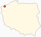 Mapa Polski - Gryfice