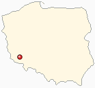 Mapa Polski - Jawor