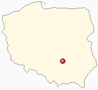 Mapa Polski - Kielce