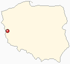 Mapa Polski - Krosno Odrzańskie