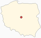 Mapa Polski - Kutno