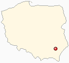 Mapa Polski - Leżajsk