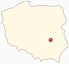 Mapa Polski - Lipsko