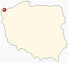 Mapa Polski - Międzywodzie