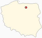 Mapa Polski - Olsztyn
