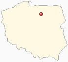 Mapa Polski - Olsztynek