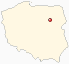 Mapa Polski - Ostrołęka