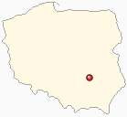 Mapa Polski - Ostrowiec Świętokrzyski