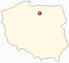Mapa Polski - Ostróda
