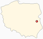 Mapa Polski - Parczew