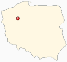 Mapa Polski - Piła