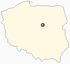 Mapa Polski - Płońsk