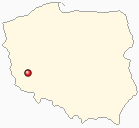 Mapa Polski - Polkowice