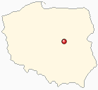 Mapa Polski - Pruszków