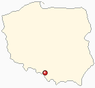 Mapa Polski - Pszczyna
