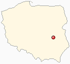 Mapa Polski - Puławy