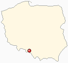 Mapa Polski - Rybnik