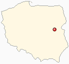 Mapa Polski - Siedlce
