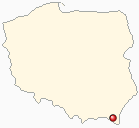 Mapa Polski - Solina
